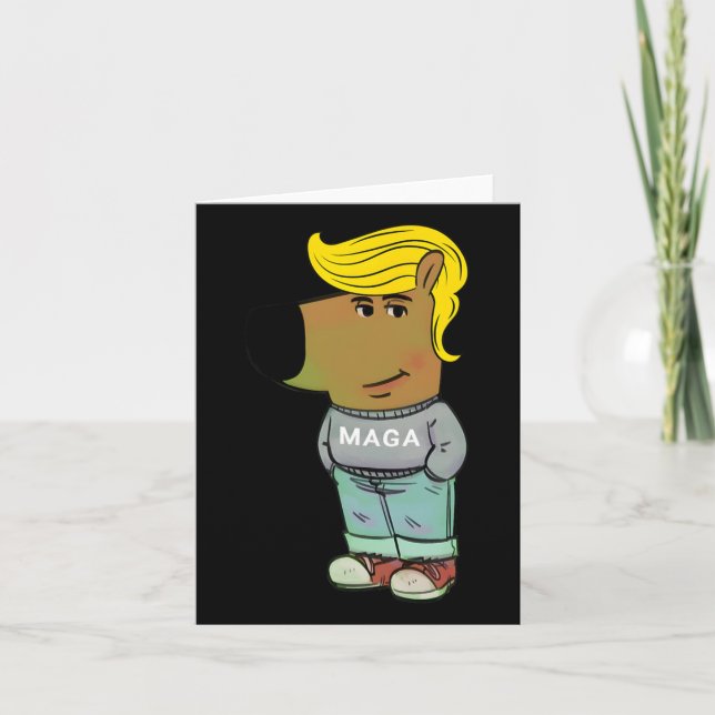 Jag är bara en chill kille Trump rolig  Kort (Framsida)