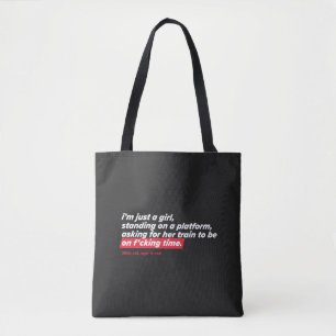Jag är bara en flicka - Bag Tygkasse