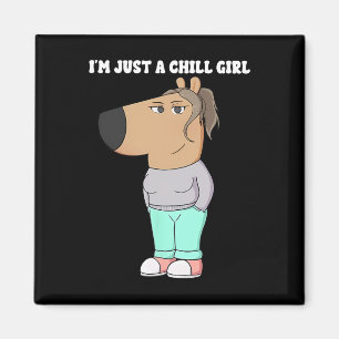 Jag är bara en flicka, ett nos för barn 3 magnet