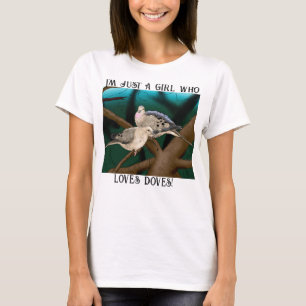 Jag är bara en flicka som Kärlek ger grafik T-Shir T Shirt