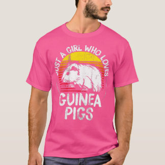 Jag är bara en flicka som KÄRLEK Guinea Grisar! T Shirt