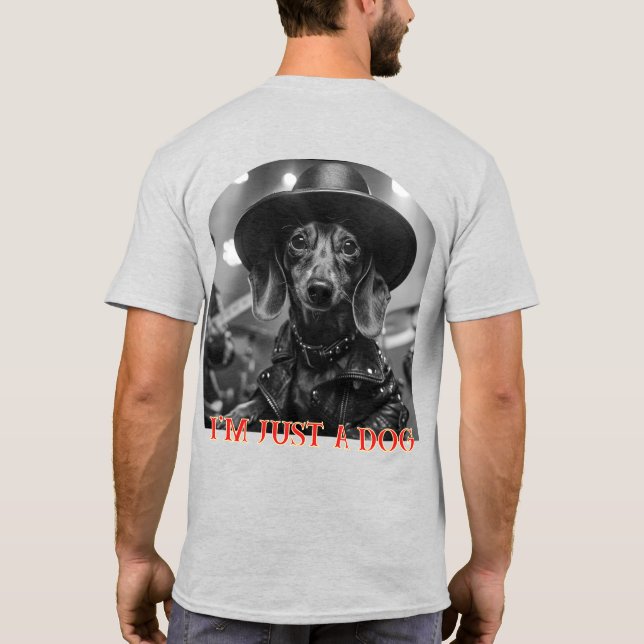 Jag är bara en Hund T Shirt (Baksida)