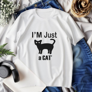 Jag är bara en kattens galna katt, dam-skjorta t shirt