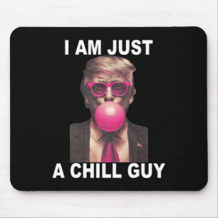 Jag är bara en kille Trump Bubble Gum Funny Meme Musmatta