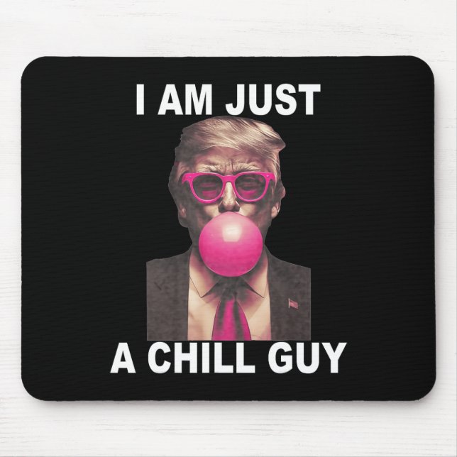 Jag är bara en kille Trump Bubble Gum Funny Meme Musmatta (Framsidan)