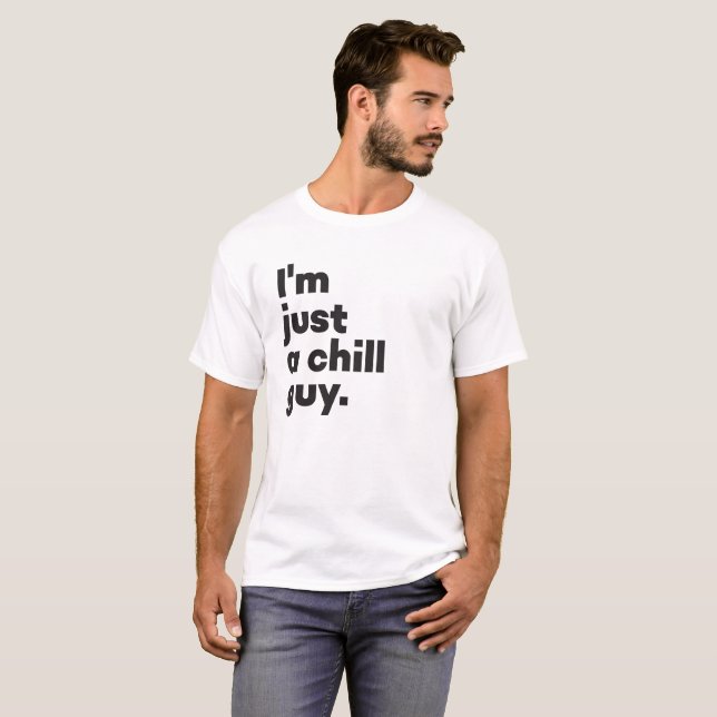Jag är bara en kyllkille (vit) t shirt (Hel framsida)