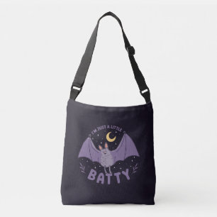 Jag är bara en liten batty Funny Halloween Fladder Axelväska