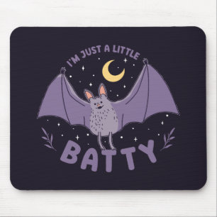 Jag är bara en liten batty Funny Halloween Fladder Musmatta