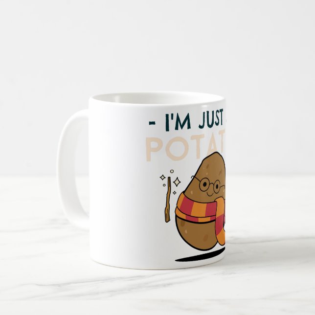 Jag är bara en potatis kaffemugg (Framsida vänster)