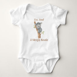Jag är bara en Sömnig Koala Cute Baby Design T Shirt