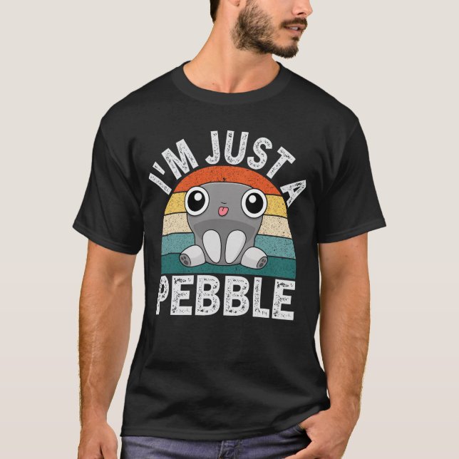 Jag är bara en sten Rolig sten T Shirt (Framsida)