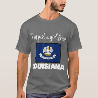 Jag är bara en tjej från State stolthet design för T Shirt