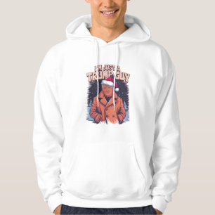 jag är bara en Trump-kille Chill Guy Meme Trump T- Hoodie