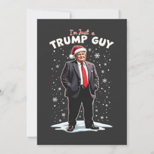 Jag är bara en Trump-kille Chill-kille jul tomte Inbjudningar