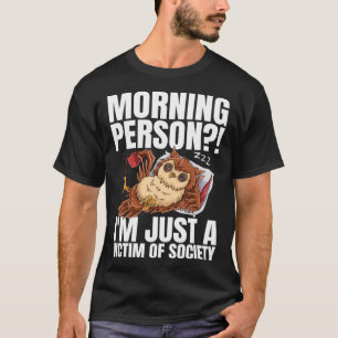 Jag är bara ett offer för samhället Kaffe T Shirt