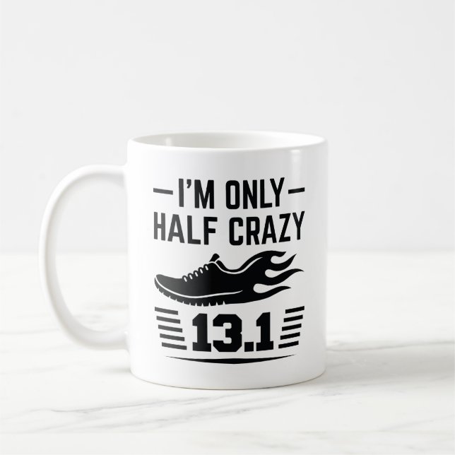 Jag är bara halvgalen kaffemugg (Vänster)