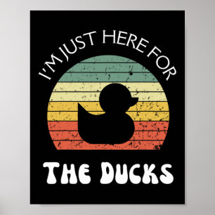 Jag är bara här för Ankor Poster