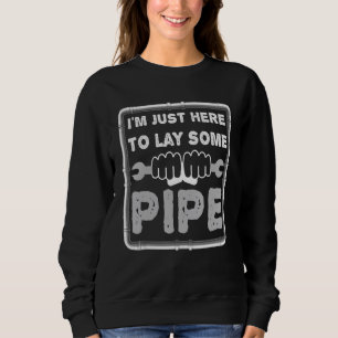 Jag är bara här för att lägga lite rörmokare t shirt