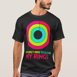 Jag är bara här för att stänga min ringar Apple Wa T Shirt