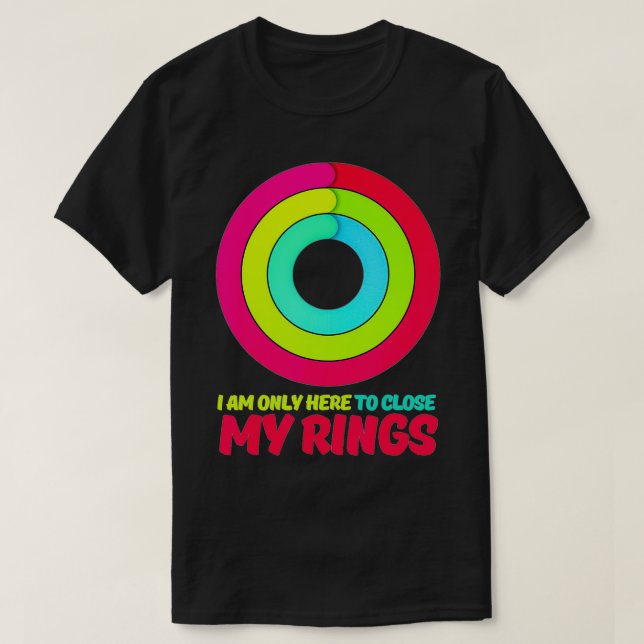 Jag är bara här för att stänga min Ringar Apple Wa T Shirt (Design framsida)