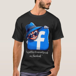 Jag är bara här för att undvika vänner på Facebook T Shirt