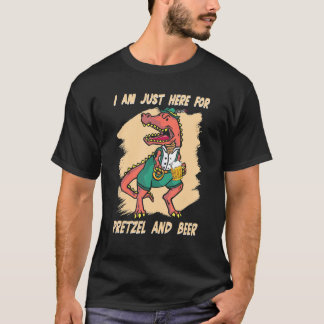 Jag är bara här för Beer Dinosaurs-tyska T Shirt