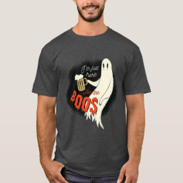 Jag är bara här för Boos Funny Halloween Ghost T Shirt