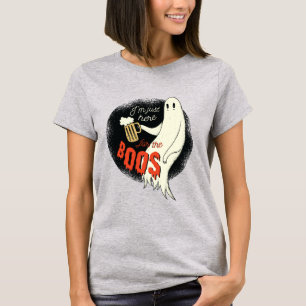 Jag är bara här för Boos Funny Halloween Ghost T Shirt