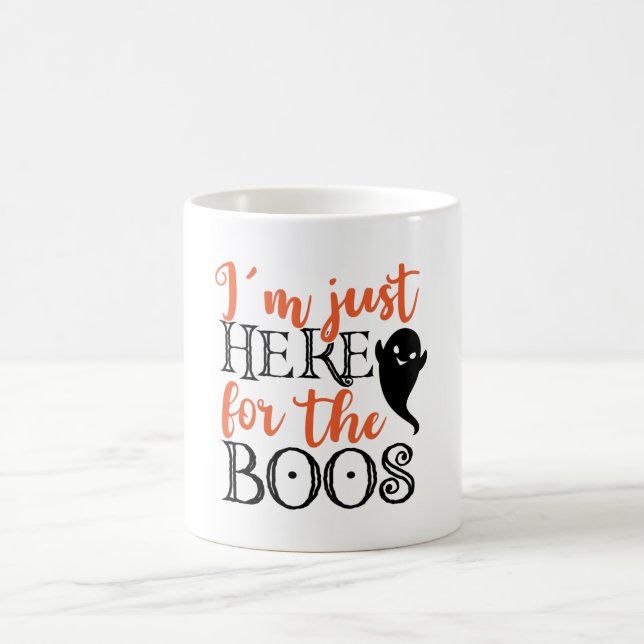 Jag är bara här för Boos Halloween. Kaffemugg (Center)