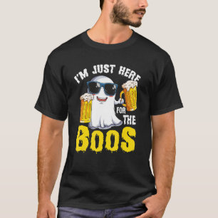 Jag är bara här för Boos Halloween Pumpkin Ghos T Shirt