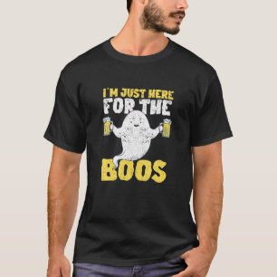 Jag är bara här för Boos Halloween-taloky Ghost T Shirt