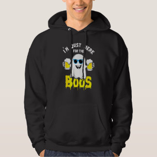 Jag Är Bara Här För Bu Halloween Pumpa Spöke Hoodie