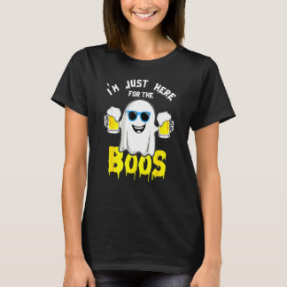 Jag Är Bara Här För Bu Halloween Pumpa Spöke T Shirt