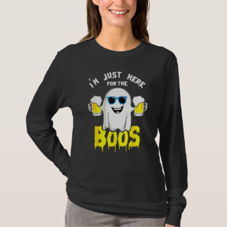 Jag Är Bara Här För Bu Halloween Pumpa Spöke T Shirt