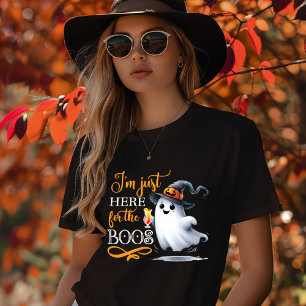 Jag är bara här för Bu Halloween T Shirt