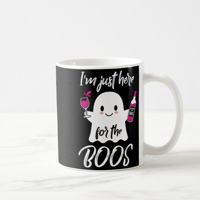 Jag är bara här för Buorna Rolig Halloween Kaffemugg (Höger)