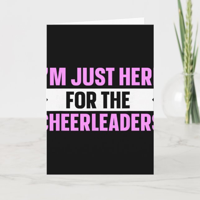 Jag är bara här för Cheerleaders _3  Kort (Framsida)