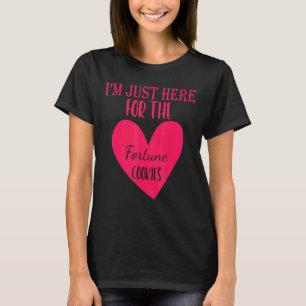 Jag är bara här för Cookies Quote Sarcastic T Shirt