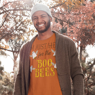 Jag är bara här för de Boo-bina Rolig Halloween T Shirt