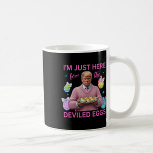 Jag är bara här för de giriga äggens fina trummor kaffemugg