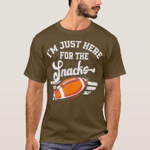 Jag är bara här för de nossarnas fina fotbollsspel t shirt