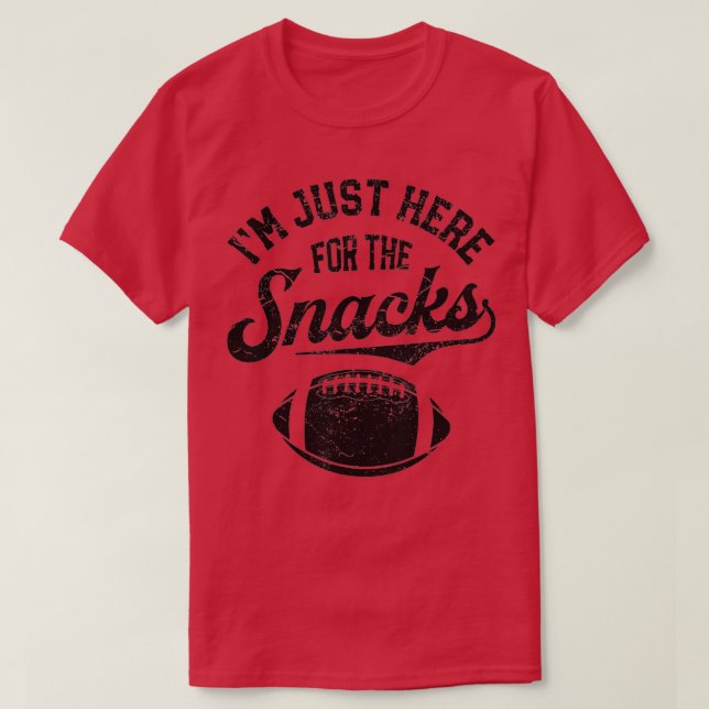 Jag är bara här för den fina Fantasy-fotbollen T Shirt (Design framsida)