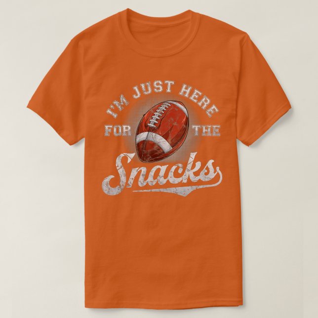 Jag är bara här för den fina Fantasy-fotbollen T Shirt (Design framsida)
