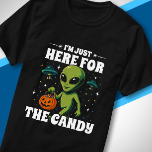 Jag är bara här för det söta utomjordingens hallow t shirt