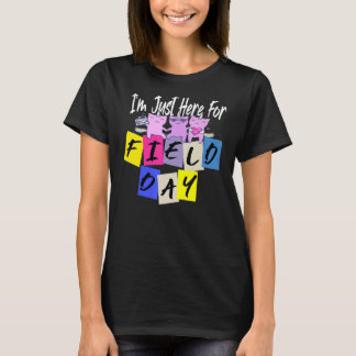 Jag är bara här för Fält-dagen 2022 Unicorn Cute T Shirt