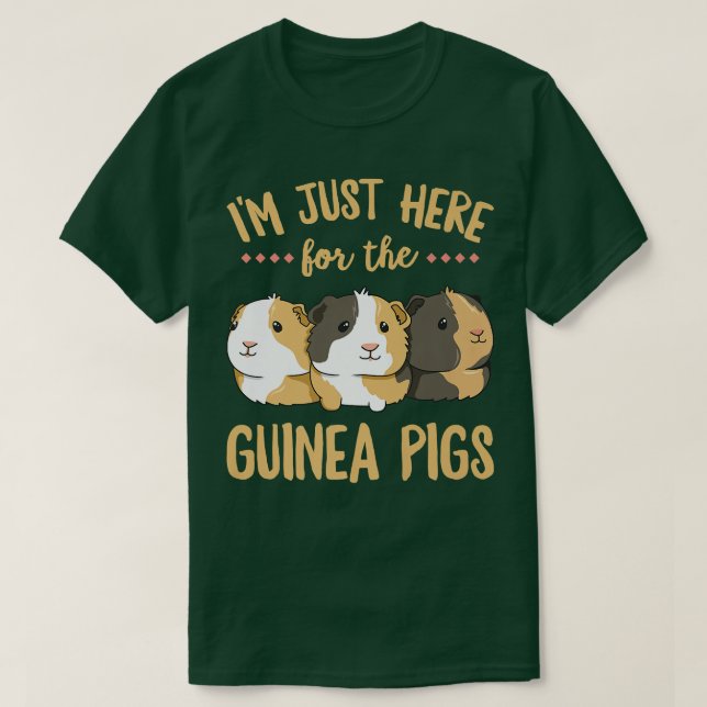 Jag är bara här för grisar designen för Gui T Shirt (Design framsida)