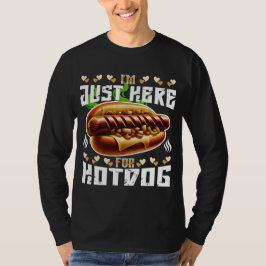 Jag är bara här för hotdog t shirt