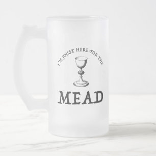 Jag är bara här för Mead Frostat Ölglas