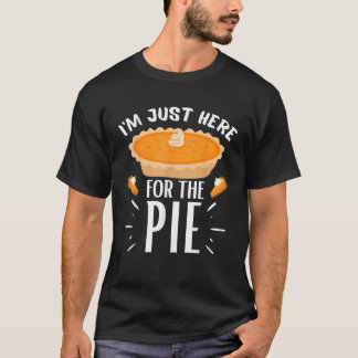 Jag är bara här för Paj Black Small Unisex Adul T Shirt
