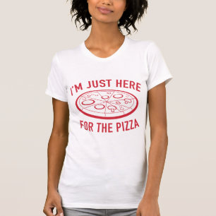 Jag är bara här för Pizza T Shirt